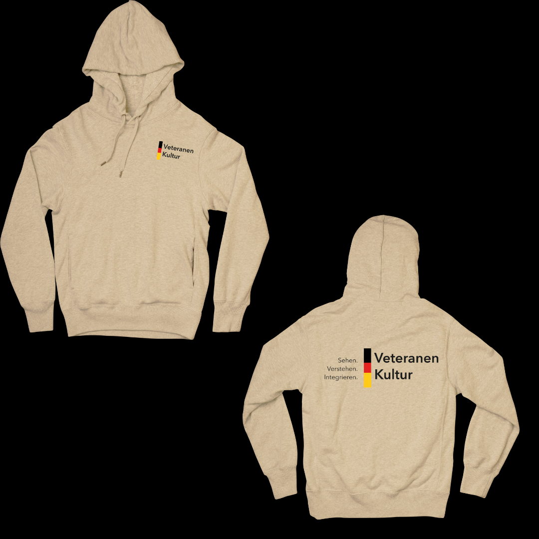 Blank Hoodie Veteranenkultur e.V., Druck-Logo